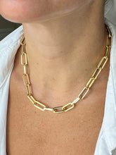 Load image into Gallery viewer, Chunky Paperclip Chain Necklace