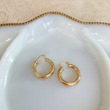 Load image into Gallery viewer, Thick Tube Hoop Earrings