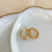 Load image into Gallery viewer, Thick Tube Hoop Earrings