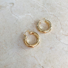 Load image into Gallery viewer, Thick Tube Hoop Earrings