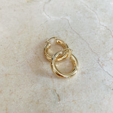 Load image into Gallery viewer, Thick Tube Hoop Earrings