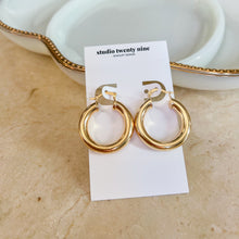 Load image into Gallery viewer, Thick Tube Hoop Earrings