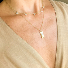 Load image into Gallery viewer, Rectangle Cubic Zirconia Necklace