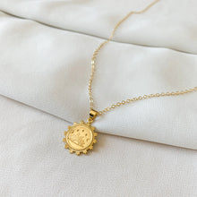 Load image into Gallery viewer, Golden Soul - Sunrise Coin Necklace