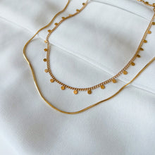 Load image into Gallery viewer, Skinny Snake Chain Gold Filled Necklace