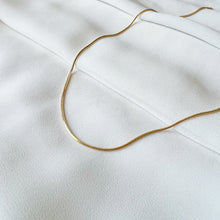 Load image into Gallery viewer, Skinny Snake Chain Gold Filled Necklace