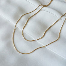 Load image into Gallery viewer, Skinny Snake Chain Gold Filled Necklace