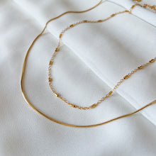 Load image into Gallery viewer, Skinny Snake Chain Gold Filled Necklace
