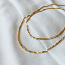 Load image into Gallery viewer, Slinky Snake Chain Gold Filled Necklace