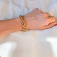 Load image into Gallery viewer, Chunky Rope Gold Filled Bracelet