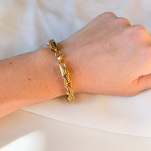 Load image into Gallery viewer, Chunky Rope Gold Filled Bracelet