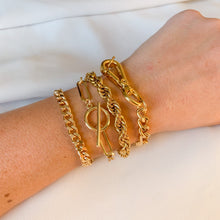 Load image into Gallery viewer, Chunky Rope Gold Filled Bracelet