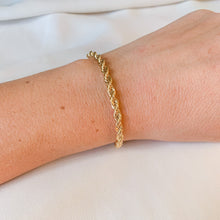 Load image into Gallery viewer, Dainty Rope Gold Filled Bracelet