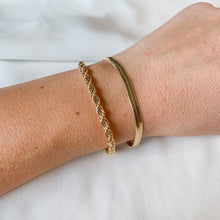 Load image into Gallery viewer, Herringbone Gold Filled Bracelet