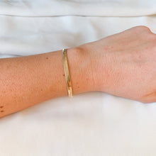 Load image into Gallery viewer, Herringbone Gold Filled Bracelet