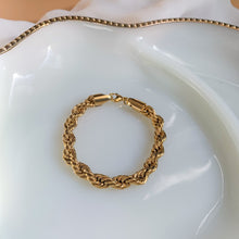 Load image into Gallery viewer, Chunky Rope Gold Filled Bracelet