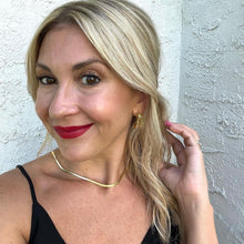 Load image into Gallery viewer, Herringbone Gold Filled Necklace