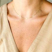 Load image into Gallery viewer, Dainty Rectangle Sequin Necklace
