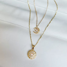 Load image into Gallery viewer, Sunshine and Sparkles - Opal Sunburst Necklace
