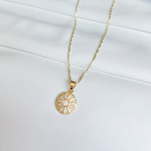 Load image into Gallery viewer, Sunshine and Sparkles - Opal Sunburst Necklace
