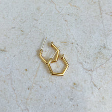 Load image into Gallery viewer, Gold Filled Thin Geometric Hoop Earrings
