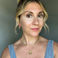 Load image into Gallery viewer, Gold Filled Chain Link Hoop Earrings
