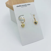 Load image into Gallery viewer, Heart Charm Earrings
