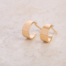 Load image into Gallery viewer, Mini Dome and Pave Huggie Hoop Earring Set
