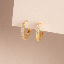 Load image into Gallery viewer, Little Pave Hoop Earring Set - Small
