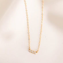 Load image into Gallery viewer, Mini Cubic Zirconia Bar Necklace
