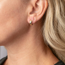 Load image into Gallery viewer, Mini Chunky Gold Hoop Earrings
