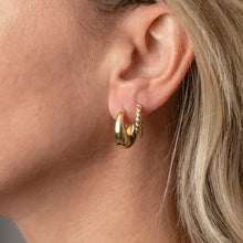 Load image into Gallery viewer, Mixed Gold Hoop Earring Set
