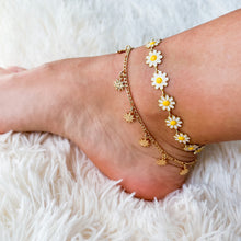 Load image into Gallery viewer, Gold Filled Daisy Anklet
