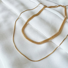 Load image into Gallery viewer, Gold Filled Skinny Snake Chain Necklace
