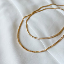 Load image into Gallery viewer, Gold Filled Box Chain Necklace
