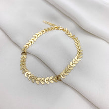 Load image into Gallery viewer, Gold Filled Fishbone Anklet
