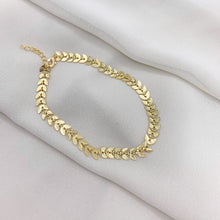 Load image into Gallery viewer, Gold Filled Fishbone Anklet
