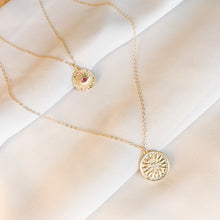 Load image into Gallery viewer, Into Your Light - Sunburst Coin Necklace
