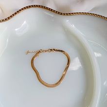 Load image into Gallery viewer, Gold Filled Herringbone Bracelet
