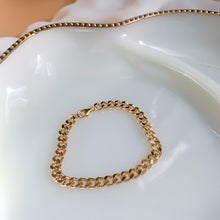 Load image into Gallery viewer, Gold Filled Cuban Curb Chain Bracelet
