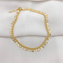 Load image into Gallery viewer, Gold Filled Star and Moon Anklet
